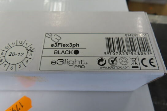 Lampeskinner med lamper Sorte