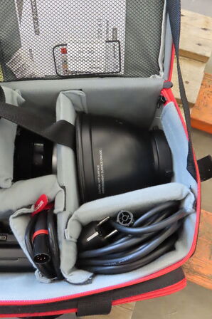 LED lampe APUTURE samt tilbehør