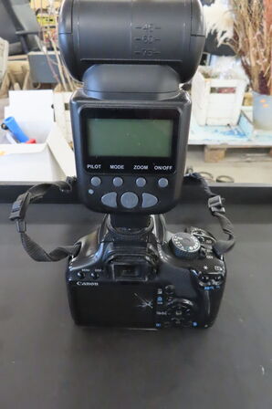 Spejlreflekskamera CANON DS126181 inkl. Blitz