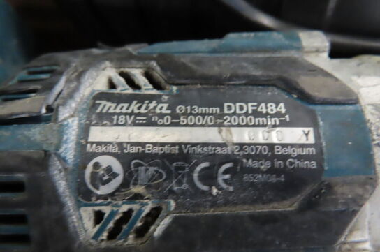 3 stk. Akku-værktøj MAKITA samt arbejdslampe