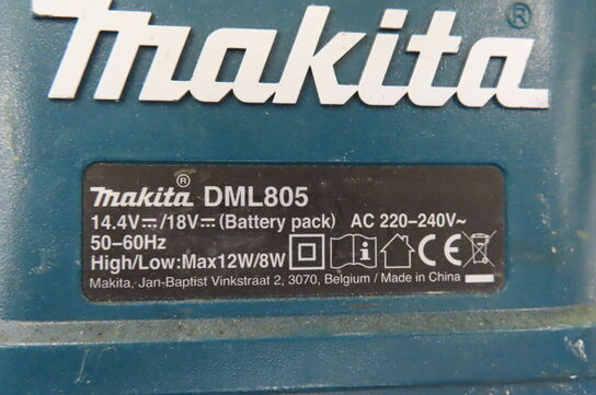 3 stk. Akku-værktøj MAKITA samt arbejdslampe