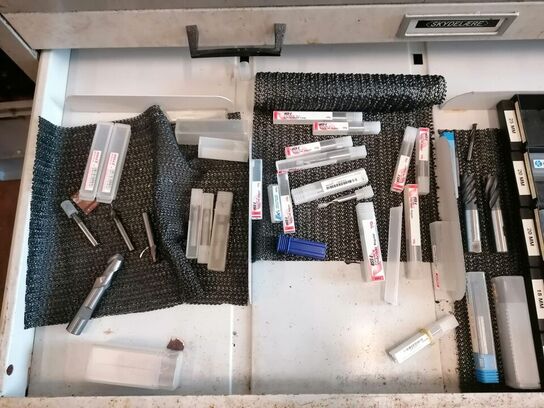 Skuffeindhold div. fræsere