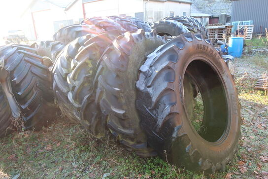 4 stk. traktordæk AGRI MAX 480/70R38 m.fl.