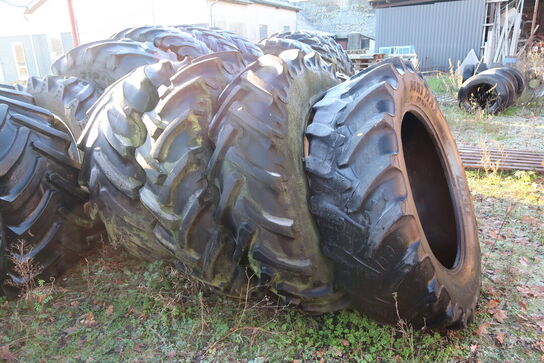 4 stk. traktordæk AGRI MAX 480/70R38 m.fl.