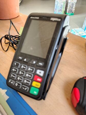 Betalingsterminal, printere mv.
