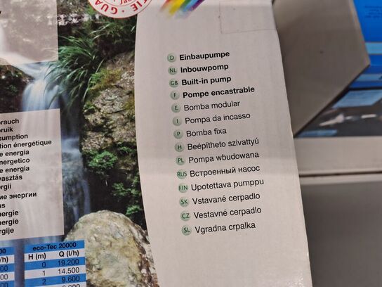 Indbygningspumpe