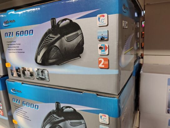 4 stk. Springvandspumpe. 