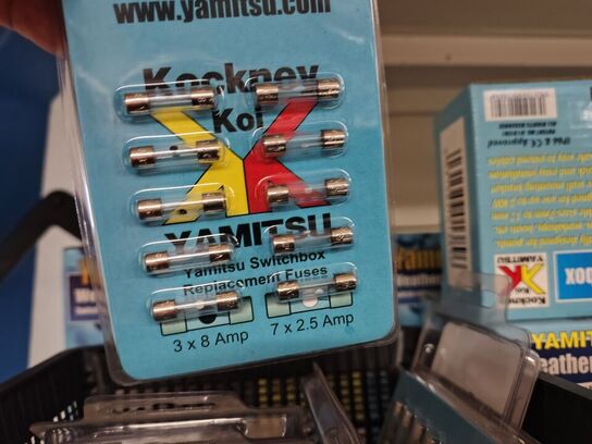 Blandet parti tilbehør.