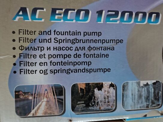 Filter og pumpe