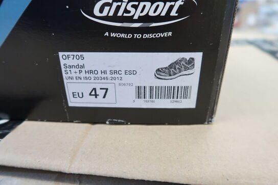 Sikkerhedssko Str. 47 GRISPORT Model: OF705, OF 721