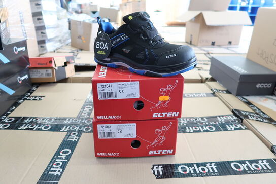 2 par sikkerhedssko Str. 42  ELTEN Model: Pro Boa Blue IAN XXTP
