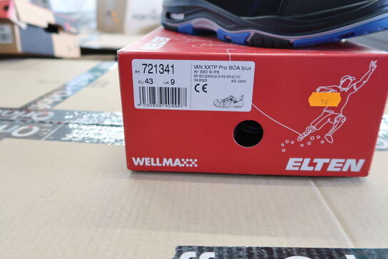 Sikkerhedssko Str. 43 ELTEN Model: Pro Boa Blue IAN XXTP