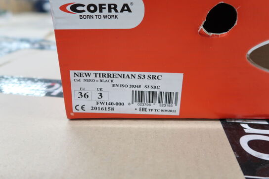 Sikkerhedssko Str. 36 COFRA  Model: New Tireenian S3