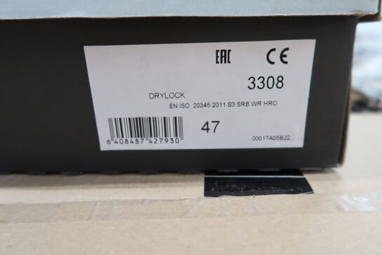 Sikkerhedssko Str. 47 JALAS Model: Dry Lock 3308