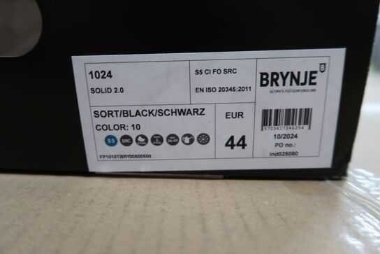 Sikkerhedssko Str. 44 BRYNJE Model: Solid 2.0 1024
