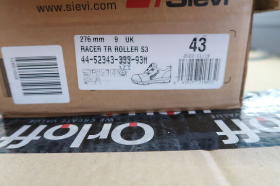 Sikkerhedssko Str. 43 SIEVI Model: Racer TR Roller S3
