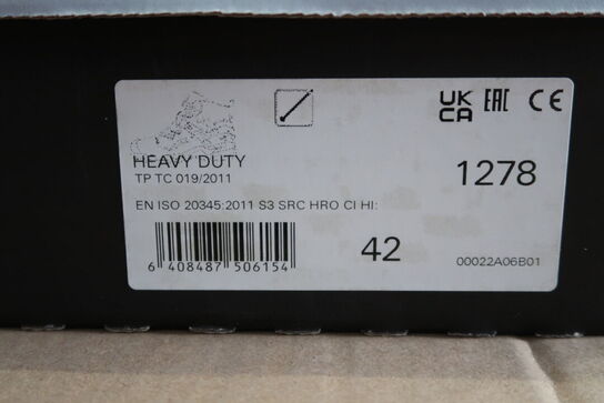 Sikkerhedssko Str. 42  JALAS Model: Heavy Duty  1278