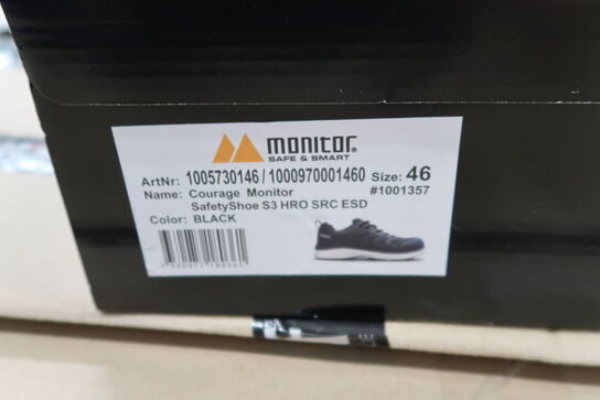 Sikkerhedssko Str. 46 MONITOR Model: Courage