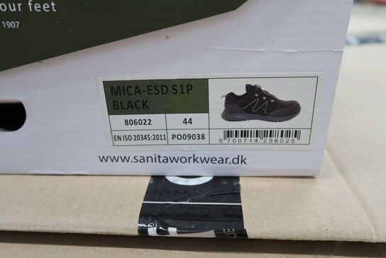 Sikkerhedssko Str. 44 SANITA Model: Mica - ESD S1P