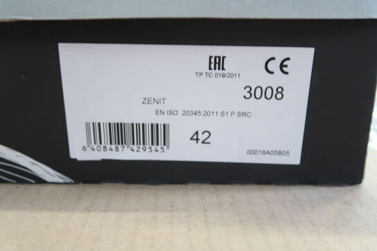 Sikkerhedssko Str. 42  JALAS Model: Zenit