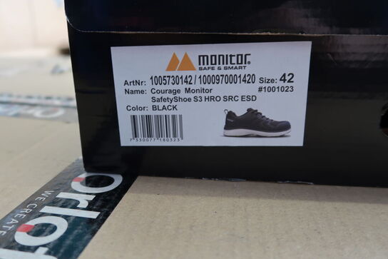 2 par sikkerhedssko Str. 42  MONITOR Model: Courage