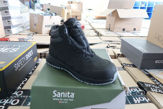 Sikkerhedssko Str. 43 SANITA Model: Bronzit S3 
