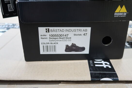 Sikkerhedssko Str. 47 MONITOR Model: Pentagon Boa M