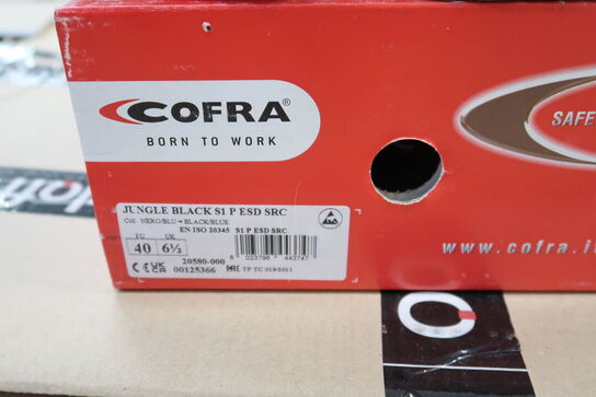 Sikkerhedssko Str. 40 COFRA Model: Jungle Black S1