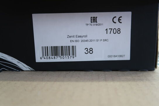 Sikkerhedssko Str. 38 JALAS Model: Zenit Easy Roll