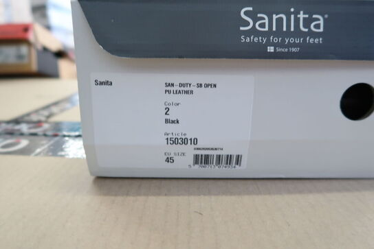 Sikkerhedssko Str. 45 SANITA Model: San Duty 