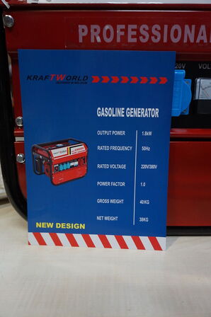 KraftWorld KW8500 Benzin generator Silent 