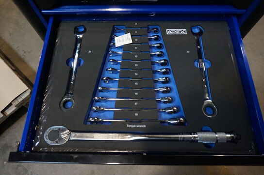 APEX Værktøjsvogn XXL Edittion Blue 7HS6G-Blue 