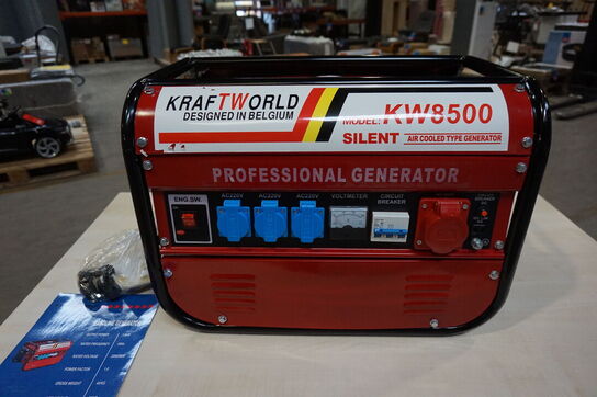 KraftWorld KW8500 Benzin generator Silent 
