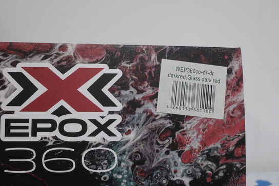 Vandpibe ALADIN Epox 360 Darkred