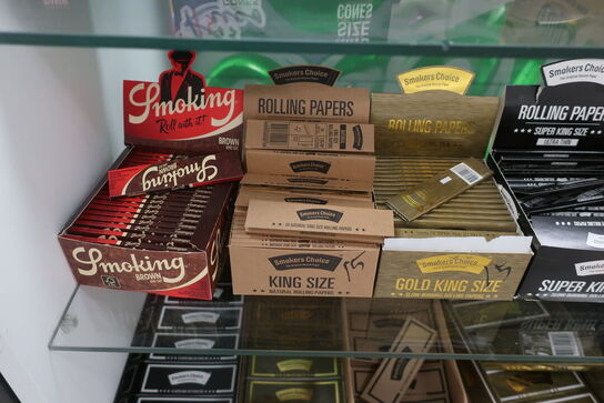 Diverse cigaretpapir 