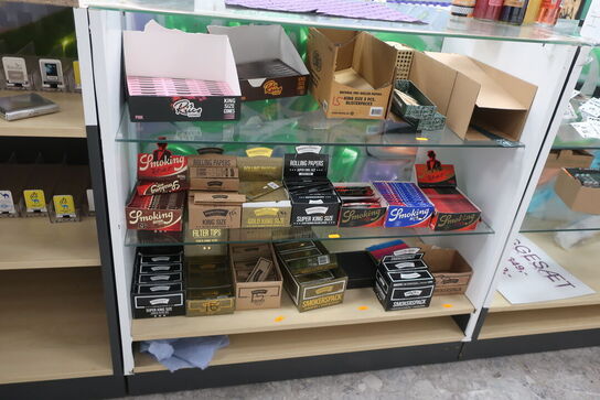 Diverse cigaretpapir 