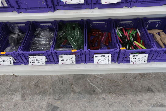 Diverse udstyr til vandpiber