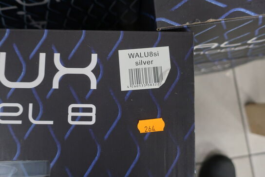 Vandpibe ALADIN ALUX Model 8 Silver