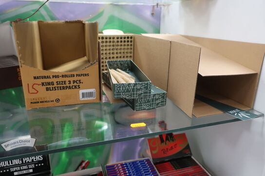 Diverse cigaretpapir 