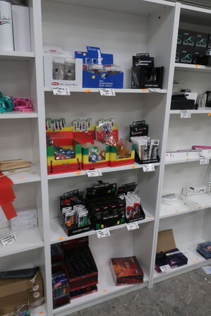 Indhold i 1 stk. reol 