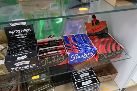 Diverse cigaretpapir 