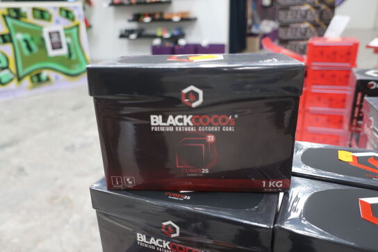27 ks. Kul til vandpibe BLACKCOCOS Cubes 25