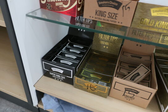 Diverse cigaretpapir 