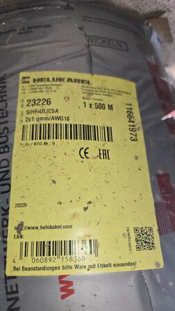 Tromler med 2 polet gummikabler HELUKABEL