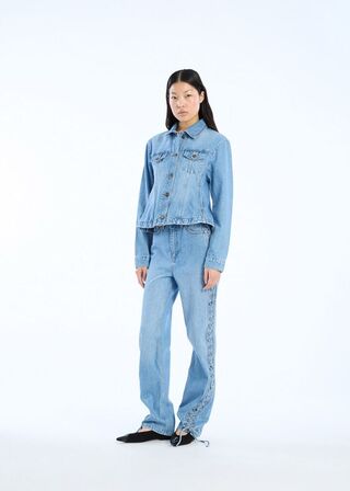 Twisted Lacing Jeans ROTATE BY BIRGER CHRISTENSEN Str.: 26