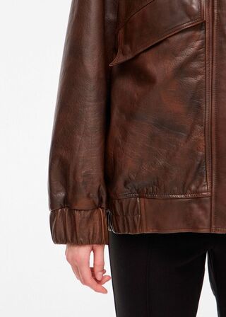 RouSimone LS Oversized Leather Jacket ROUGE EDIT Str.: 38