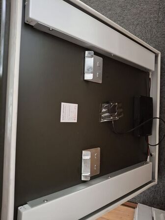 Como spejl integreret lys 600x650mm