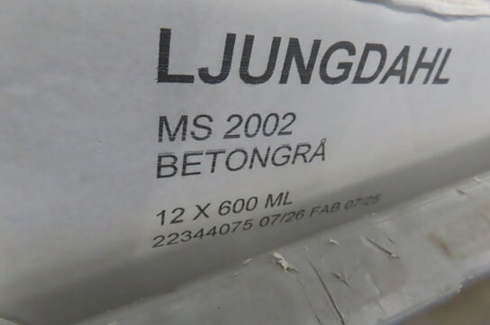 Pallekar med diverse byggefuge