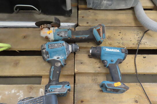 3 stk. Akku-værktøj MAKITA