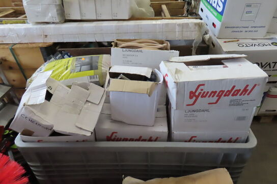 Pallekar med diverse byggefuge